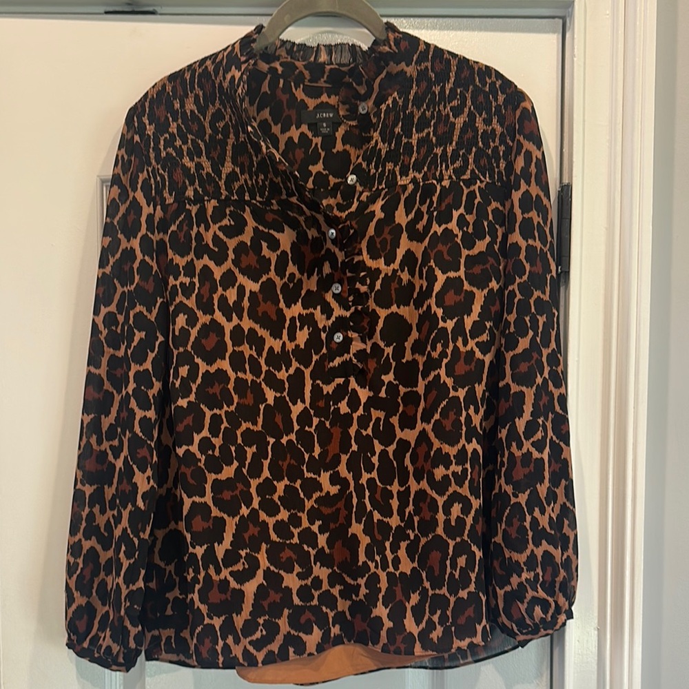Leopard Print Women's Top